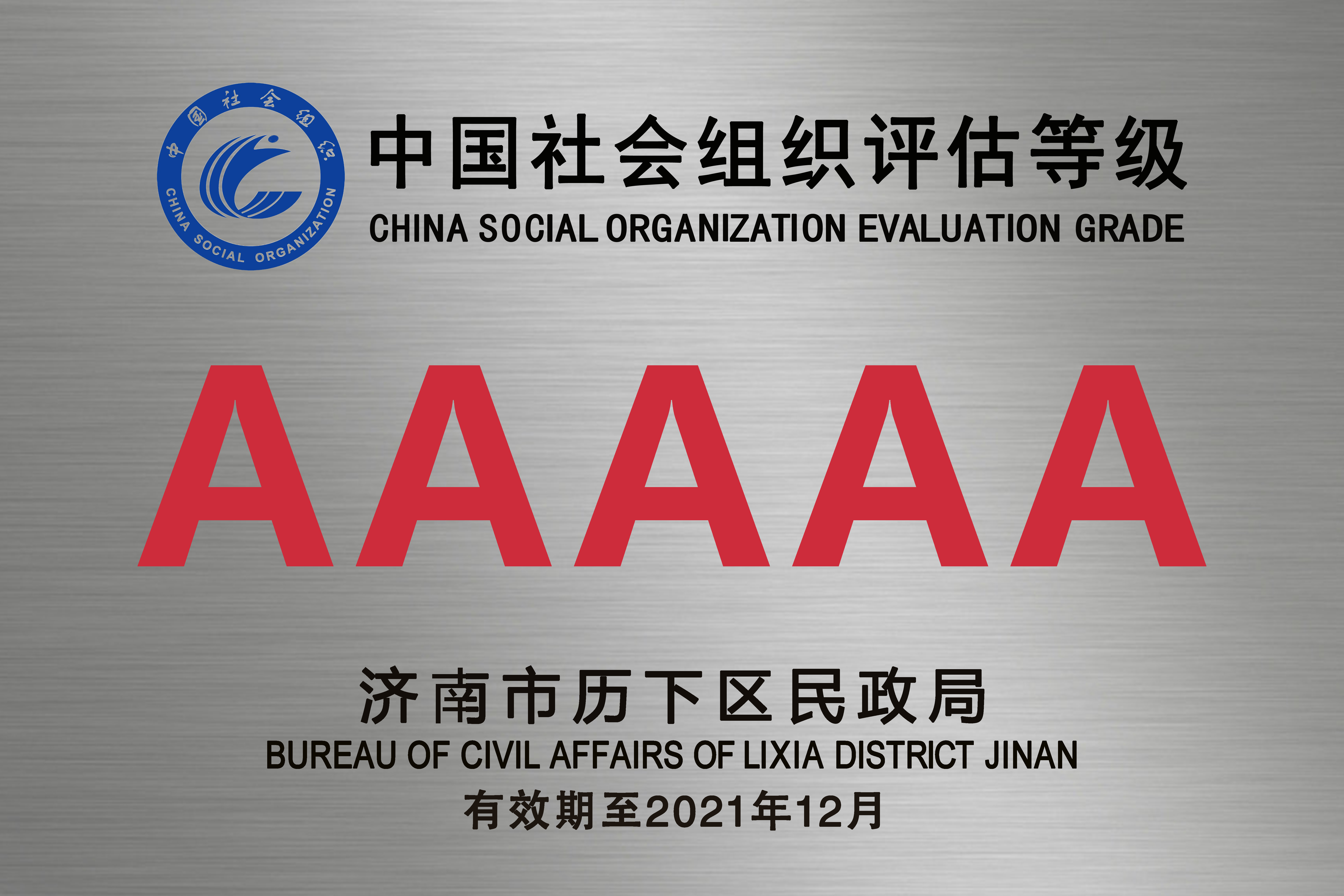 5A级社会组织
